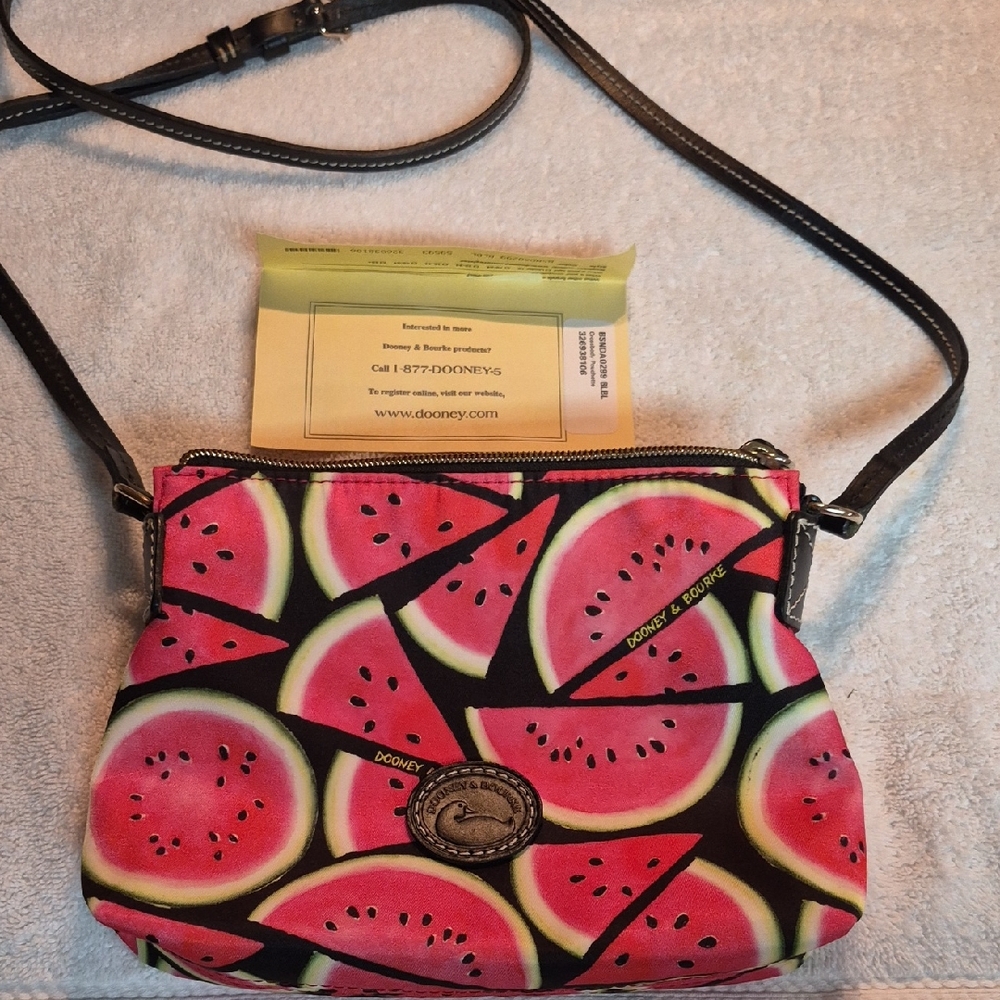 Dooney & Bourke Crossbody Pouchette from their Sullivan Coated Cotton Limited Ed